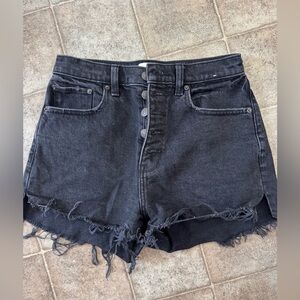Abercrombie High Waist Denim Shorts